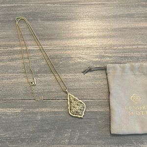 Kendra Scott Gold Long Necklace